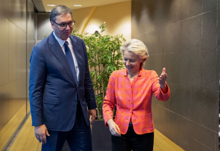 Vucic meets with von der Leyen: Focus of talks on accelerating Serbia's European path