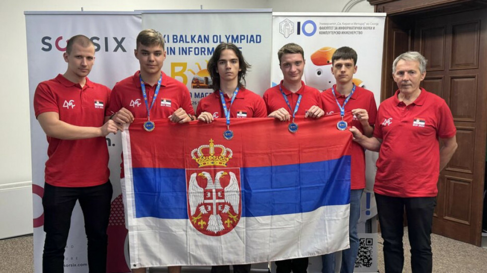 Veliki uspeh naših genijalaca: Četiri medalje na Balkanskoj informatičkoj olimpijadi u Ohridu