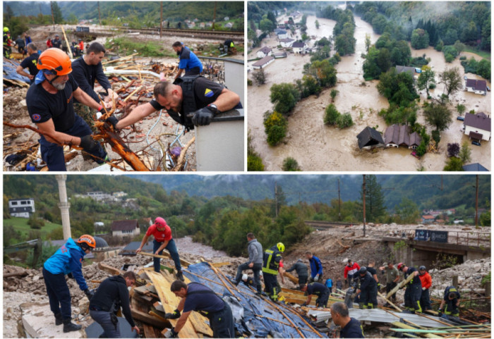 (FOTO/VIDEO) Poplave u BiH: Broj mrtvih porastao na 18, nastavlja se potraga za nestalima