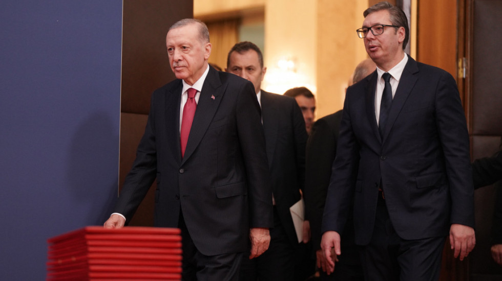 Erdogan nakon sastanka sa Vučićem: "Zlatno doba" u odnosima Srbije i Turske