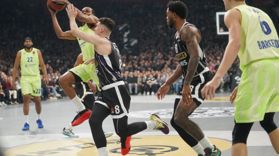 Partizan poražen od Barselone posle drame u Areni