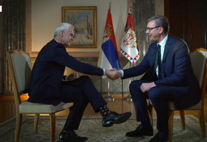 (VIDEO) Vučić za BBC: Sedim samo u srpskoj stolici, verujem u pomirenje u regionu, ali ne i u narative protiv nas