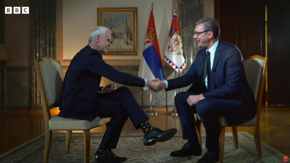 (VIDEO) Vučić za BBC: Sedim samo u srpskoj stolici, verujem u pomirenje u regionu, ali ne i u narative protiv nas