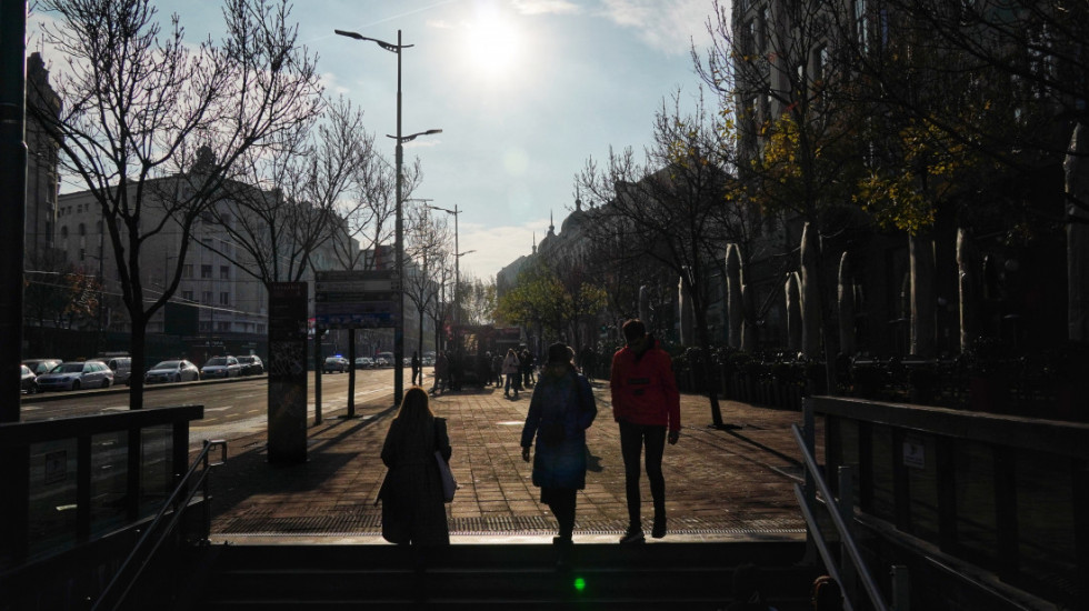 Oblačno i suvo, temperatura do osam stepeni