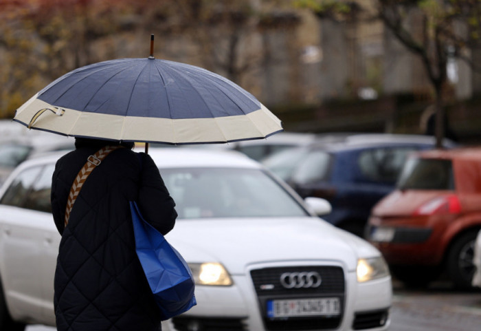 Umereno oblačno, kiša, najviša temperatura od pet do devet stepeni