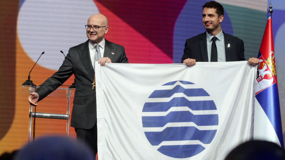 Serbia's Prime Minister Receives the Flag of the Specialized Expo 2027