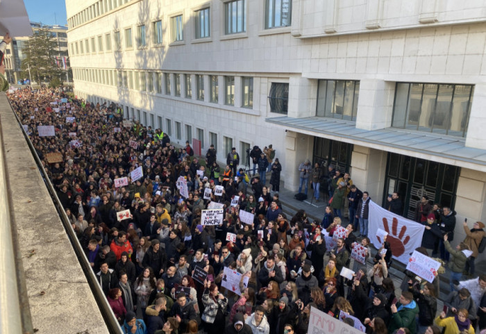 Određen pritvor muškarcu (70) koji je pretio nožem studentima Medicinskog fakulteta u Novom Sadu