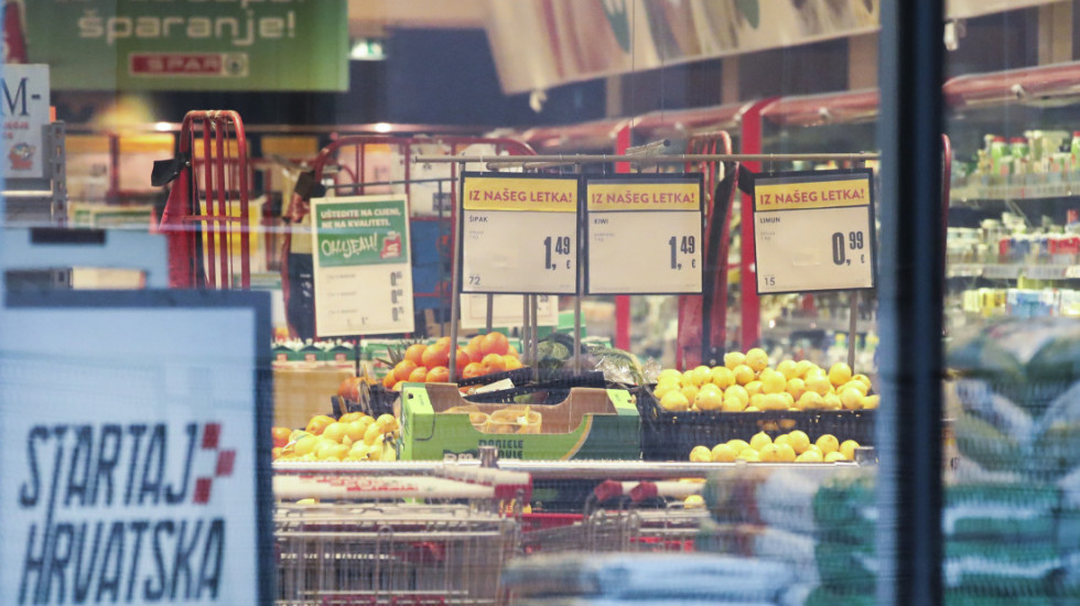 Hrvati tokom jednodnevnog bojkota kupovine zbog visokih cena potrošili 53 odsto manje novca