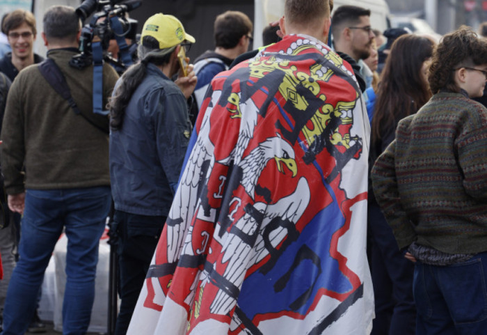 (FOTO/VIDEO) "Čukarica (u)staje": Protestna šetnja i blokada kod Beogradskog sajma