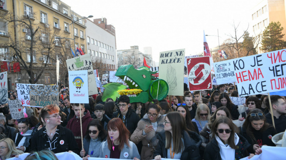 Zaposleni u kulturno-umetničkom programu RTS podržali zahteve studenata