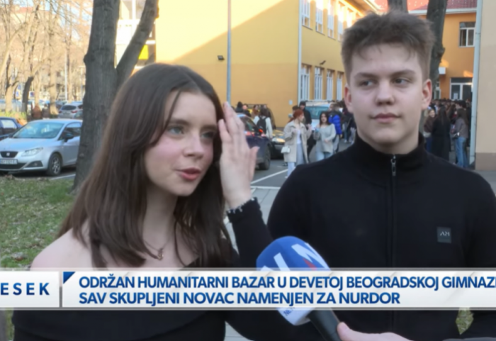 (VIDEO) Veliko srce đaka Devete beogradske gimnazije: Skupili skoro pola miliona dinara za decu obolelu od raka