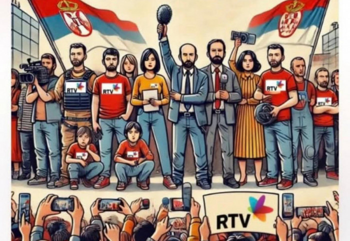 Deo zaposlenih pročitao "Slobodni dnevnik" ispred RTV, traži se smena direktora i glavnog urednika