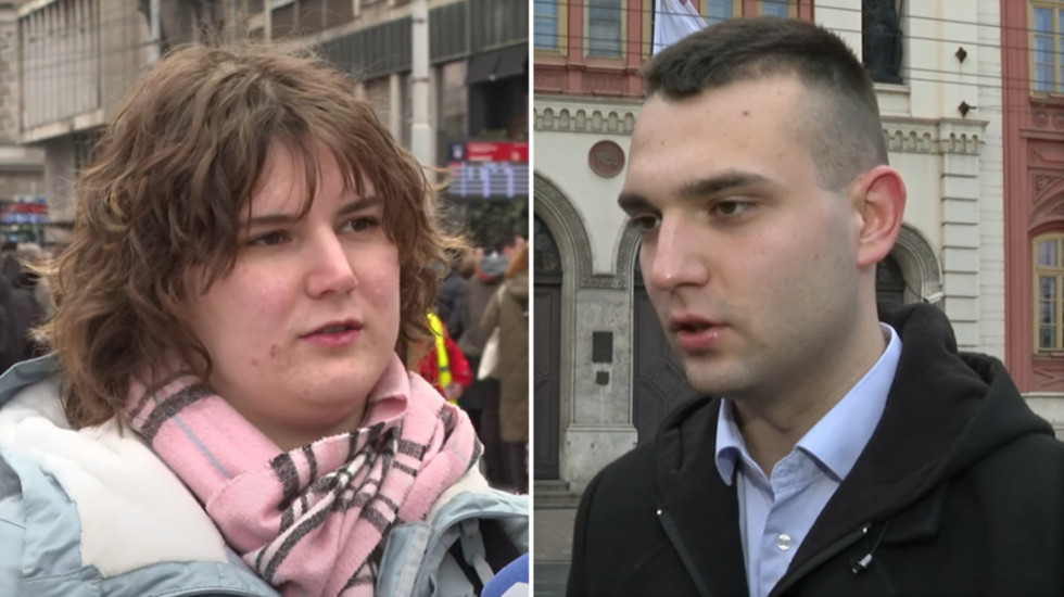 (VIDEO) Podeljena mišljenja studenata o blokadi: Jedni poručuju da ostaju u protestu, drugi izneli svoje zahteve