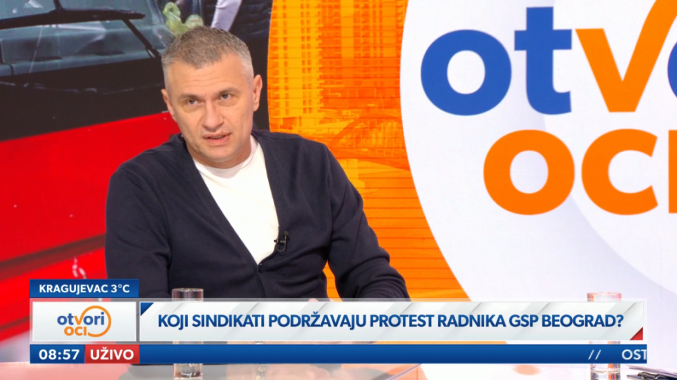 Antić (Samostalni sindikat GSP): Organizatori protesta nisu radnici GSP, zahtevi čisto politički