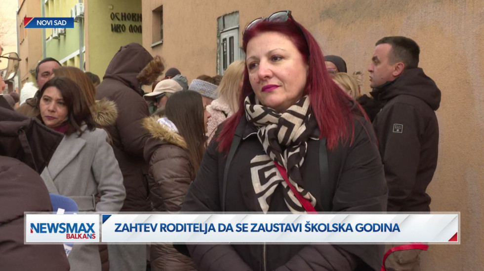 (VIDEO) "Da li neko vodi računa o mentalnom zdravlju dece?": Roditelji u Novom Sadu traže da se zaustavi školska godina