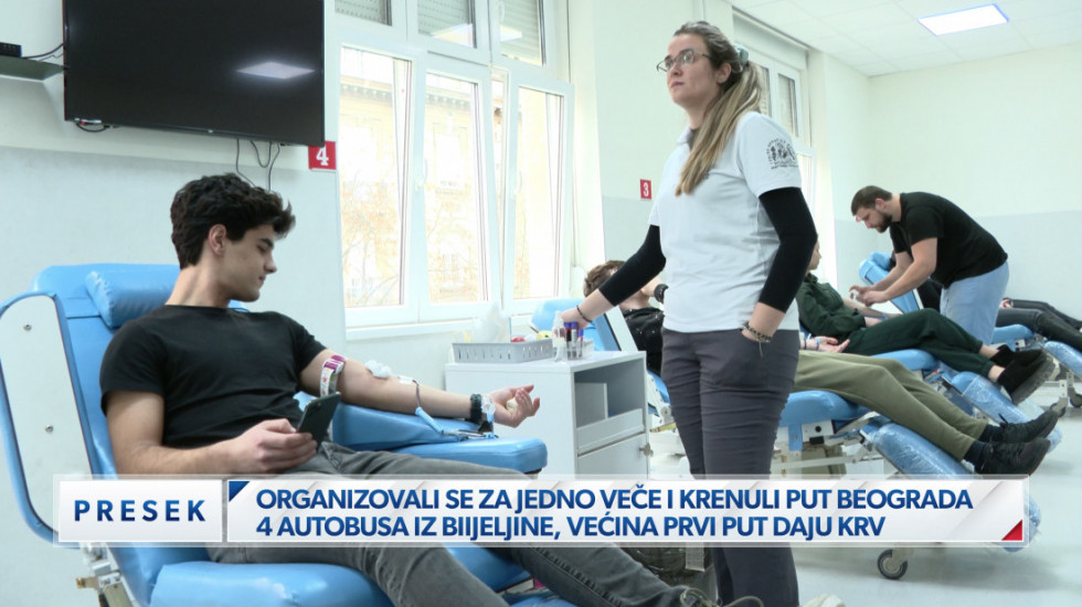 (VIDEO) "Potreseni smo, svi smo došli": Maturanti iz Bijeljine u Beogradu dali krv za teško povređenu drugaricu Anu