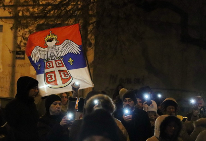 (FOTO) "Čukarica uz studente": Protestna šetnja podrške u Železniku