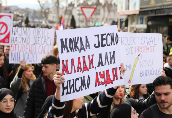 Protest "Studentski edikt" u Nišu, okupljanje na četiri lokacije pre šetnje do centra grada