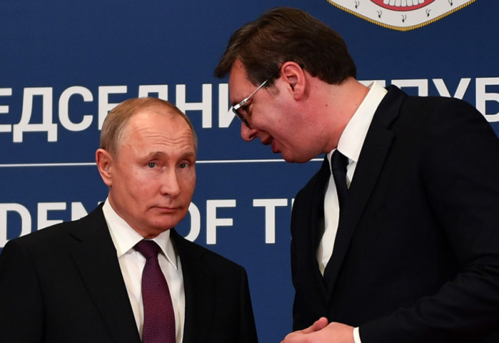 President of Serbia Talks with Vladimir Putin