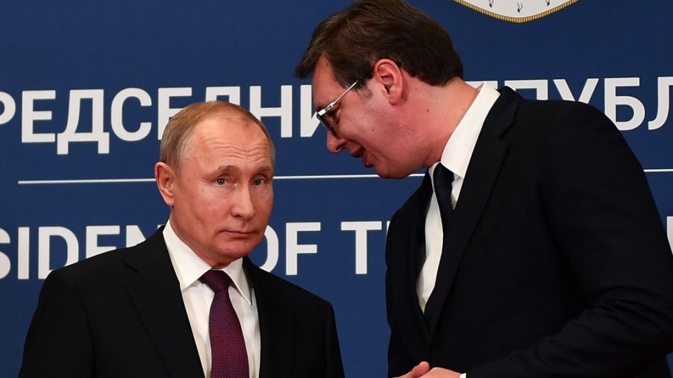 President of Serbia Talks with Vladimir Putin