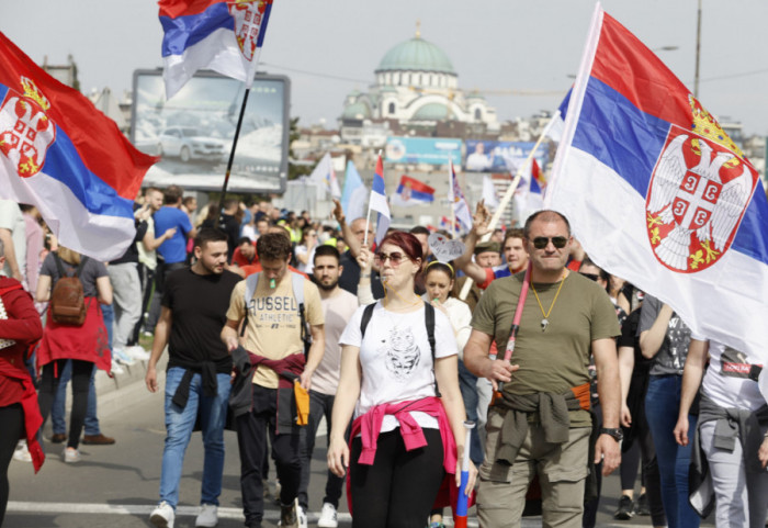 Protest studenata na Vidovdan u Beogradu: Dva zahteva Vladi, država poručila da će intervenisati ako bude prinuđena