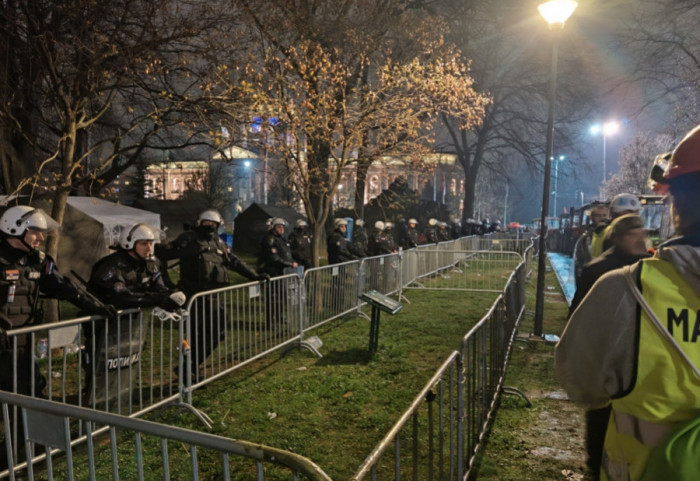 Studenti FDU: Protest više nije studentski, naši redari su skinuli markere