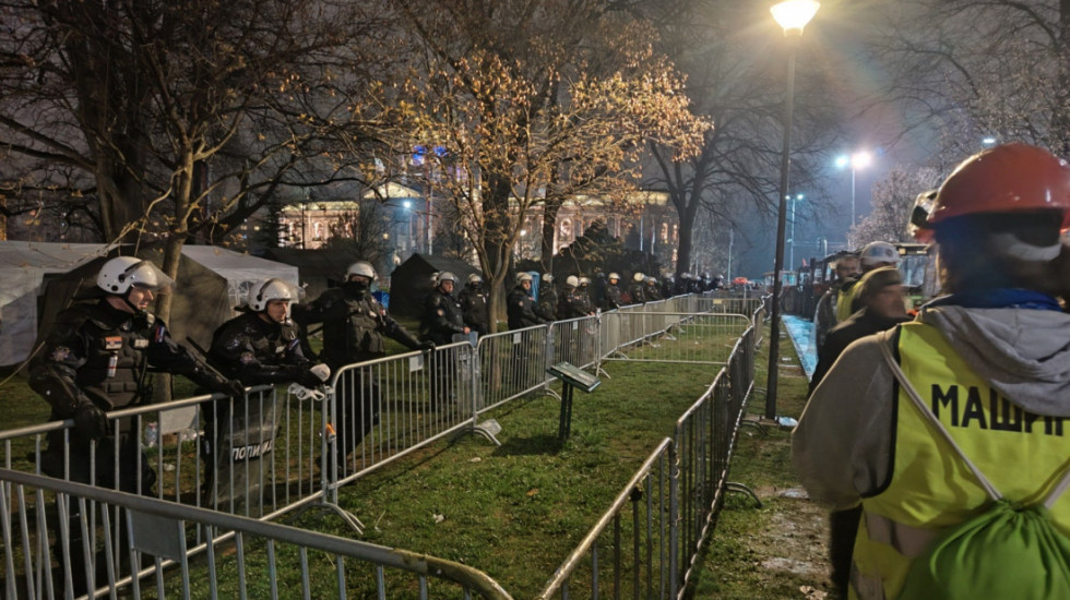 Studenti FDU: Protest više nije studentski, naši redari su skinuli markere