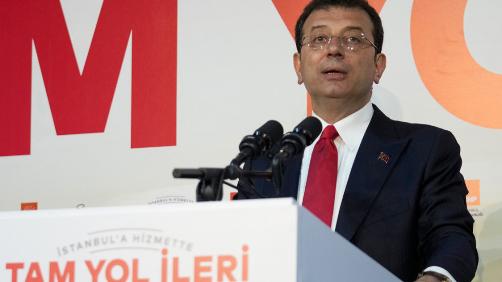 Imamoglu osuđen na zatvorsku kaznu od godinu i osam meseci zbog vređenja istanbulskog tužioca