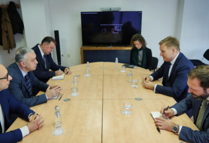 The Serbian List Meets with EU Special Representative for Belgrade-Pristina Dialogue, Peter Sorensen