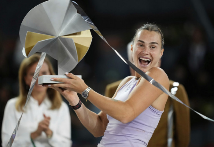 Sabalenka treći put osvojila masters u Madridu