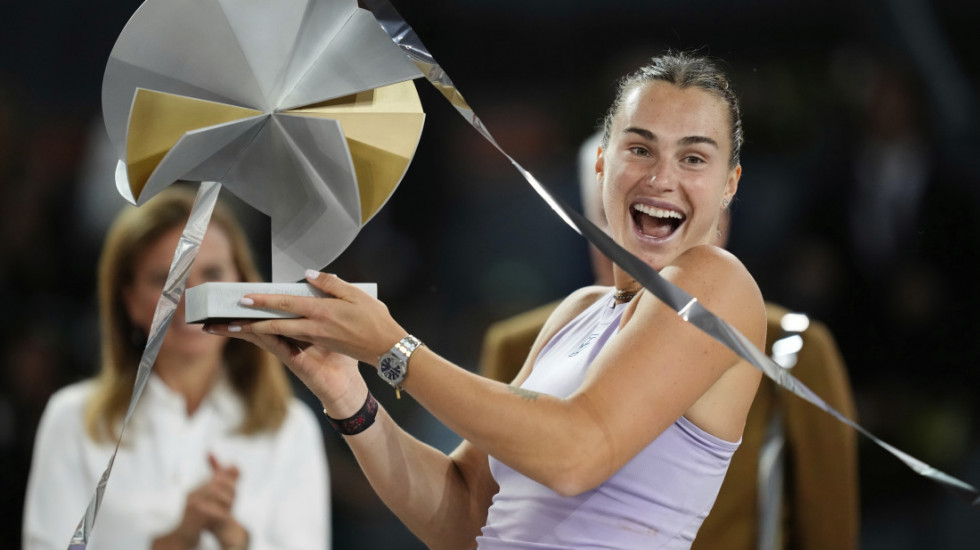 Sabalenka treći put osvojila masters u Madridu