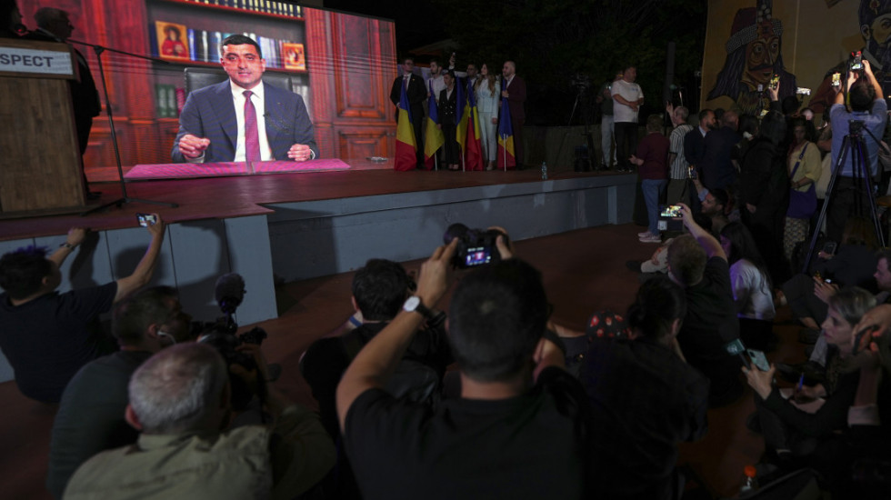 Desničarski kandidat Đorđe Simion vodi u prvom krugu predsedničkih izbora u Rumuniji