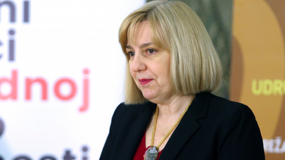 Predsednica Udruženja poslovnih žena Srbije Sanja Popović Pantić gošća emisije Sinteza