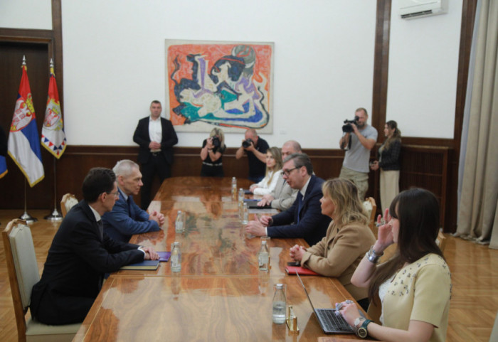 President of Serbia Held Separate Meetings with Russian and British Ambassadors