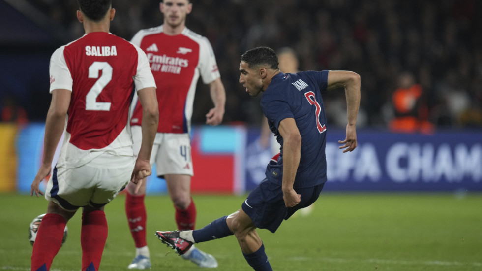 PSŽ u finalu Lige šampiona, eliminisao Arsenal u Parizu