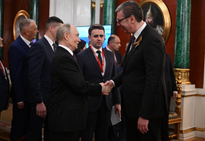 (FOTO) "Samo je rekao - stigao si": Vučić se sreo sa Putinom u Moskvi, prisustvuje svečanoj večeri