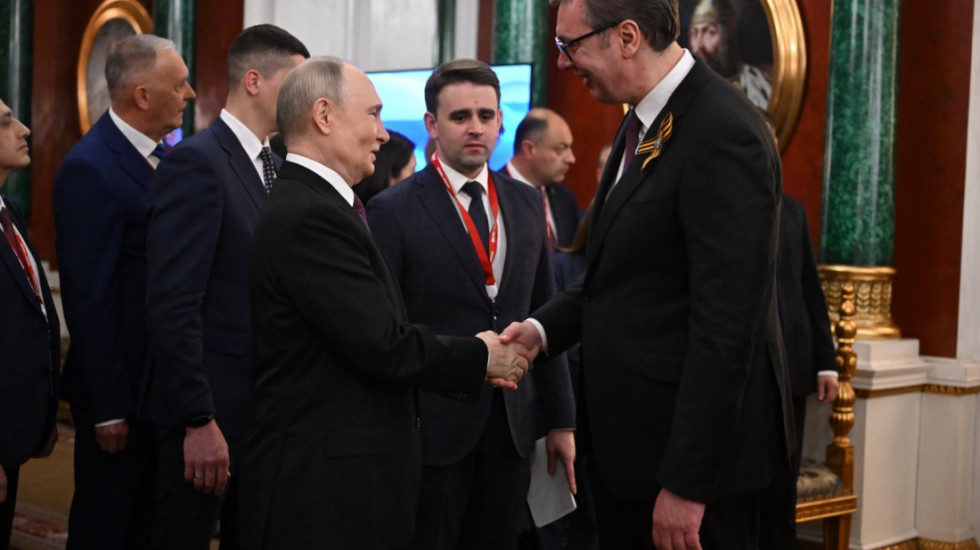(FOTO) "Samo je rekao - stigao si": Vučić se sreo sa Putinom u Moskvi, prisustvuje svečanoj večeri