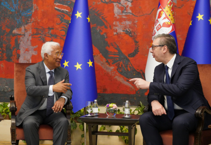 (FOTO) Sastanak Vučića i Košte u "Palati Srbija", razgovor o odnosima naše zemlje i EU