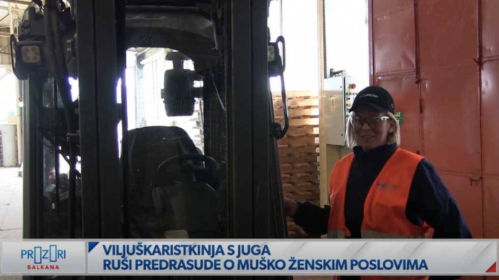 (VIDEO) Žena koja ruši predrasude: Dragana je jedina dama na jugu Srbije koja vozi viljuškar
