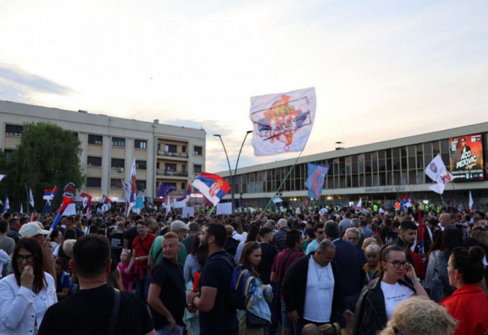(FOTO) Održan studentski protest "Zadnji voz za Čačak"