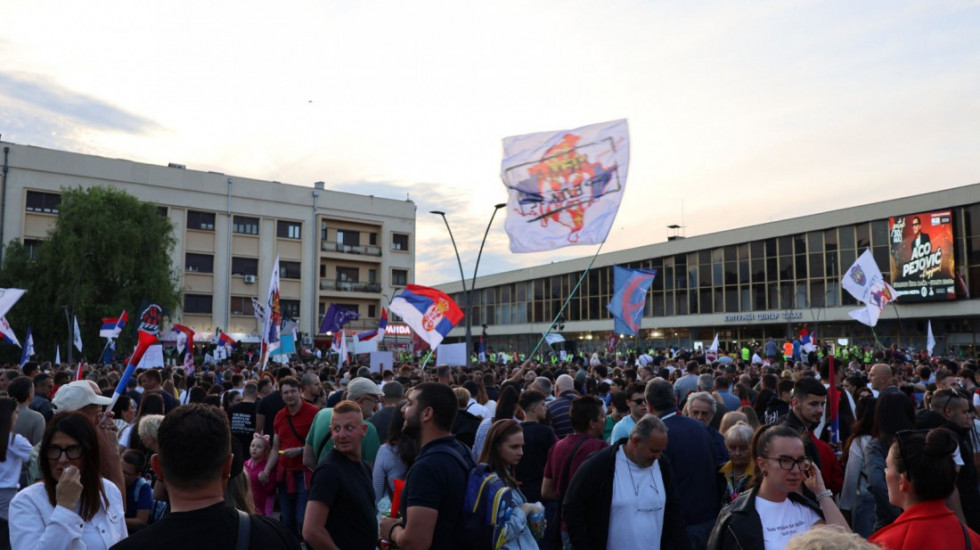 (FOTO) Održan studentski protest "Zadnji voz za Čačak"