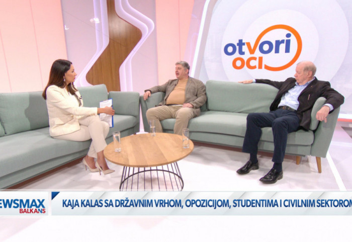 (VIDEO) Gosti Newsmax Balkans o poseti Kalas: "Dijalog sa Prištinom i usklađivanje politike sa EU su ključne teme"