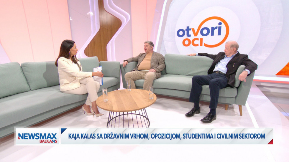 (VIDEO) Gosti Newsmax Balkans o poseti Kalas: "Dijalog sa Prištinom i usklađivanje politike sa EU su ključne teme"