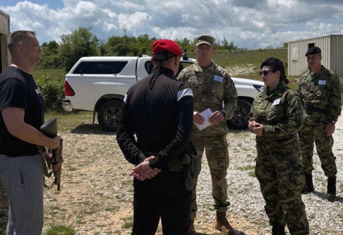 (FOTO) Zajednička obuka srpskih i američkih specijalista za civilno-vojnu saradnju u bazi "Jug" kod Bujanovca