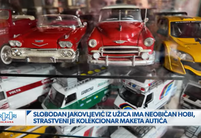 (VIDEO) Neobičan hobi Slobodana iz Užica: U svojoj kolekciji ima 5.000 maketa automobila, za sklapanje potrebno 700 dana