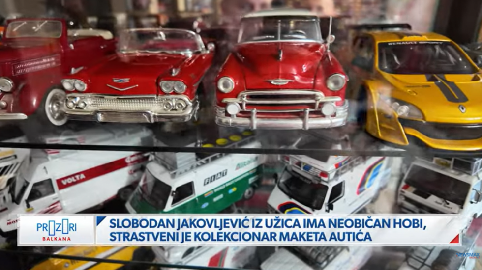 (VIDEO) Neobičan hobi Slobodana iz Užica: U svojoj kolekciji ima 5.000 maketa automobila, za sklapanje potrebno 700 dana