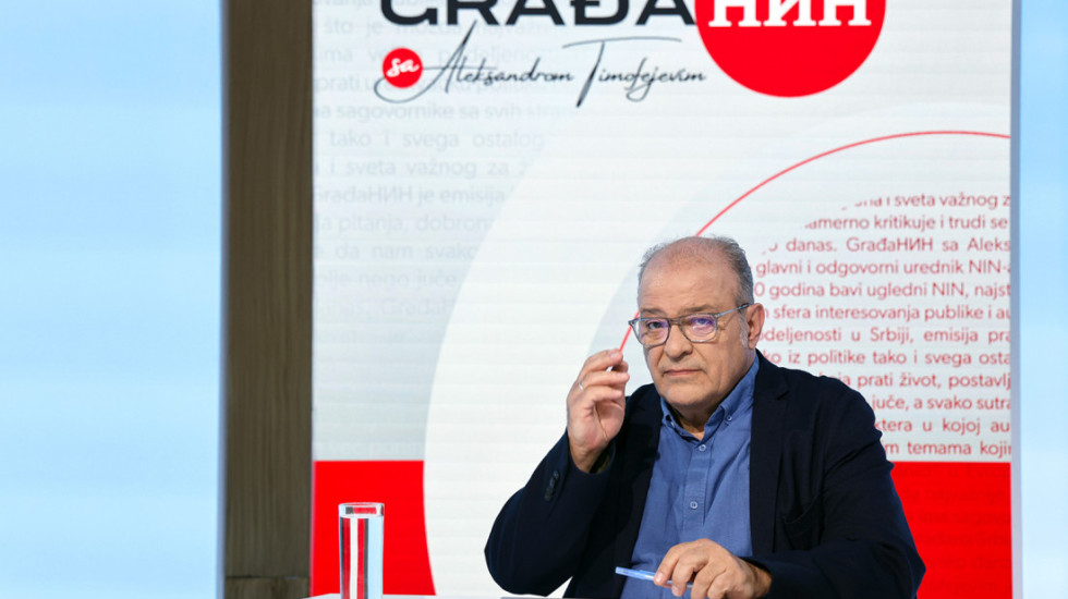 Emisija GrađaNIN u 21 sat: Gosti politikolog Ognjen Gogić i psihološkinja Snežana Repac