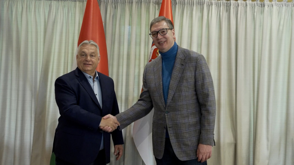 President Vucic Meets with Viktor Orban in Belgrade
