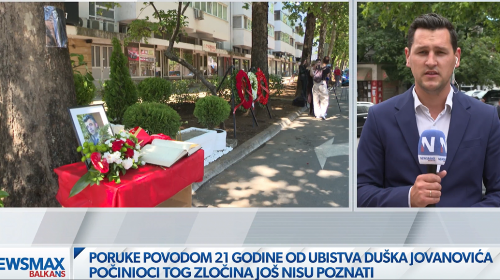 (VIDEO) Godišnjica ubistva Duška Jovanovića, glavnog urednika lista Dan: Navršila se 21 godina bez istine i pravde