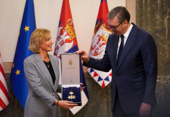 (FOTO) Teni nakon uručenja Ordena: Tramp mi je rekao da se nada da će doći u posetu Srbiji
